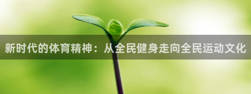 米兰体育网址：新时代的体育精神：从全民健身走向全民运动文化